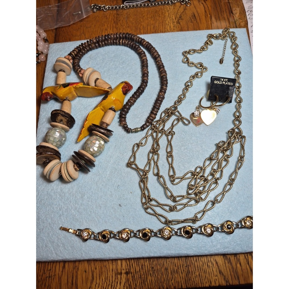 Lot #8 Grandma's Clunky Jewelry Assorted